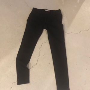 Levi’s 710 super skinny black jeans